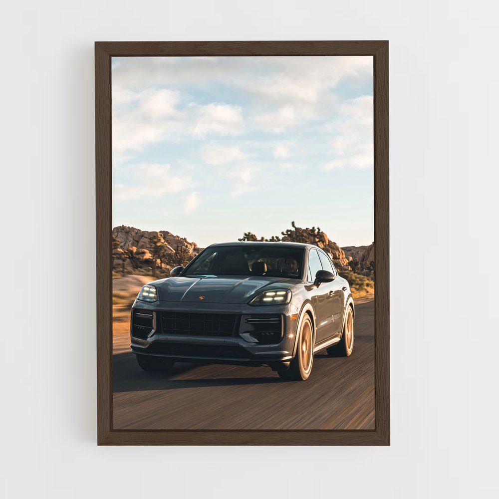 Poster Cayenne turbo gt élégant – affiche Porsche (vue 5)